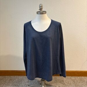 Patagonia Capilene Cool Trail Long Sleeve Shirt Blue Women’s‎ XL